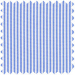 Load image into Gallery viewer, Made-to-Order Anaya Popover Dress in Sky Small Bengal Stripe Poplin