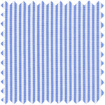 Load image into Gallery viewer, Made-to-Order Boyfriend Shirt in Sky Small Bengal Stripe Poplin