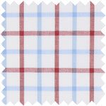 Load image into Gallery viewer, Made-to-Measure Shirt in Berry/Blue Tattersall Poplin