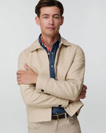 Load image into Gallery viewer, Slim Straight 5-Pocket Pant in Stone Canapa Canvas