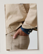 Load image into Gallery viewer, Slim Straight 5-Pocket Pant in Stone Canapa Canvas