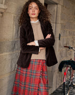 Load image into Gallery viewer, Beth Sweater in Camel Donegal Cashmere