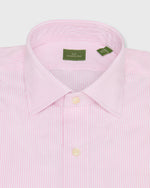 Load image into Gallery viewer, Spread Collar Dress Shirt in Pink Bengal Stripe Poplin