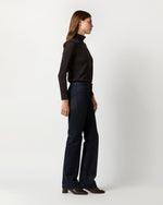 Load image into Gallery viewer, Turtleneck Tee in Black Pima Cotton