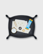 Load image into Gallery viewer, Soft Medium Rectangle Tray in Dark Navy Leather