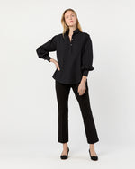 Load image into Gallery viewer, Anaya Popover Shirt in Black Poplin