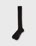 Load image into Gallery viewer, Over-The-Calf Dress Socks in Heather Charcoal Extra Fine Merino