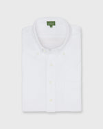 Load image into Gallery viewer, Knit Button-Down Popover Shirt in White Pima Pique