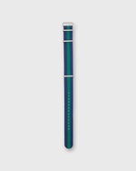 Load image into Gallery viewer, Nato Watch Strap in Navy/Green Stripe
