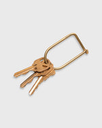 Load image into Gallery viewer, Wilson Keyring in Brass
