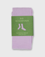 Load image into Gallery viewer, Over-The-Calf Dress Socks in Orchid Extra Fine Merino