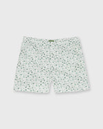 Load image into Gallery viewer, Button-Front Boxer Short in Green Indigo Berry Liberty Fabric