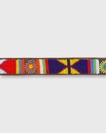 Load image into Gallery viewer, 1" African Fully Beaded Belt in Lakuru Multi