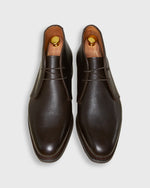 Load image into Gallery viewer, Chukka Boot in Dark Brown Utah Grain Calfskin