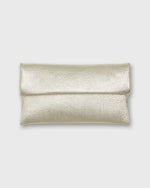 Load image into Gallery viewer, Foldover Snap Clutch in Platino Leather