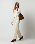 Load image into Gallery viewer, Evie Tote in Tan Suede