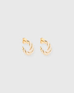 Load image into Gallery viewer, Diana Earrings in Ivory Twisted Bakelite