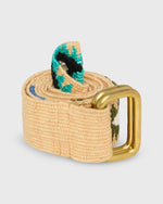 Load image into Gallery viewer, Hand-Loomed D-Ring Belt in Maize Tribal
