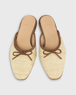 Load image into Gallery viewer, Joy Mule in Khaki Basketweave