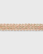 Load image into Gallery viewer, 1" Woven Double O-Ring Belt in Orange/Green/Bone Cotton