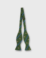 Load image into Gallery viewer, Silk Bow Tie in Hedge Heraldic Crest Stripe