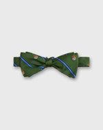 Load image into Gallery viewer, Silk Bow Tie in Hedge Heraldic Crest Stripe