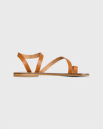 Load image into Gallery viewer, Diagonal Strap Sandal in Tan Leather