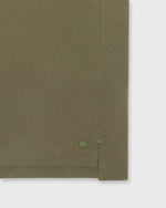 Load image into Gallery viewer, Short-Sleeved Polo in Olive Pima Pique