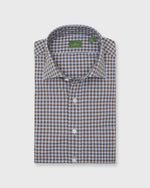Load image into Gallery viewer, Spread Collar Sport Shirt in Heather Sky/Brolive Gingham Poplin