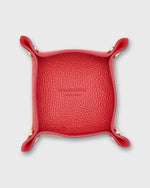 Load image into Gallery viewer, Small Square Tray in Poppy Leather