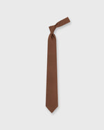 Load image into Gallery viewer, Silk Woven Tie in Brown Twill