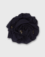 Load image into Gallery viewer, Bees Scarf in Solid Navy