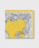 Load image into Gallery viewer, Poseidon Square Scarf in Lemon