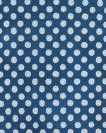 Load image into Gallery viewer, Silk Print Tie in Navy/Sky/Circle