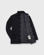 Load image into Gallery viewer, Cashpad Traveler's Estate Jacket in Navy Wool/Cashmere Flannel