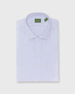 Load image into Gallery viewer, Spread Collar Dress Shirt in Lavender Gingham Poplin