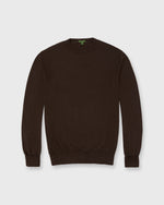 Load image into Gallery viewer, Casual Crewneck Sweater in Brazil Nut Cotton/Cashmere