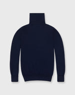 Load image into Gallery viewer, Fine-Gauge Turtleneck Sweater in Navy Escorial Wool