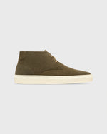 Load image into Gallery viewer, Chukka Lace-Up Sneaker in Olive Suede