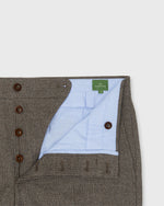 Load image into Gallery viewer, Field Trouser in Brown/Bone Micro Houndstooth