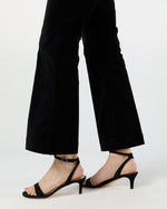Load image into Gallery viewer, Kendall Flare 5-Pocket Jean in Black Stretch Velveteen