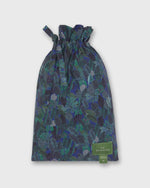 Load image into Gallery viewer, Button-Front Boxer Short in Navy/Green Multi Chaparral Liberty Fabric