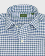 Load image into Gallery viewer, Spread Collar Sport Shirt in Bluegrass Gingham Poplin