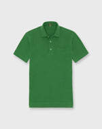 Load image into Gallery viewer, Short-Sleeved Polo in Grass Pima Pique
