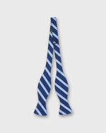 Load image into Gallery viewer, Silk Bow Tie in Navy/Blue Brooks Stripe