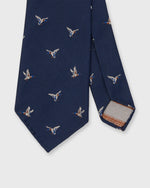 Load image into Gallery viewer, Silk Woven Tie in Navy Duck