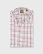 Load image into Gallery viewer, Button-Down Sport Shirt in Berry/Blue Tattersall Poplin