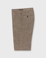 Load image into Gallery viewer, Side-Tab Dress Trouser in Chocolate/Oat Houndstooth Hopsack
