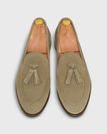 Load image into Gallery viewer, Nassau Tassel Loafer in Stone Suede