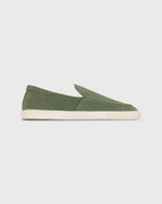 Load image into Gallery viewer, Moccasin Slip-On Sneaker in Fir Perforated Suede
